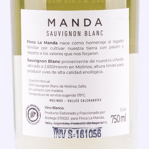 Finca La Manda Sauvignon Blanc - Vinos del Norte