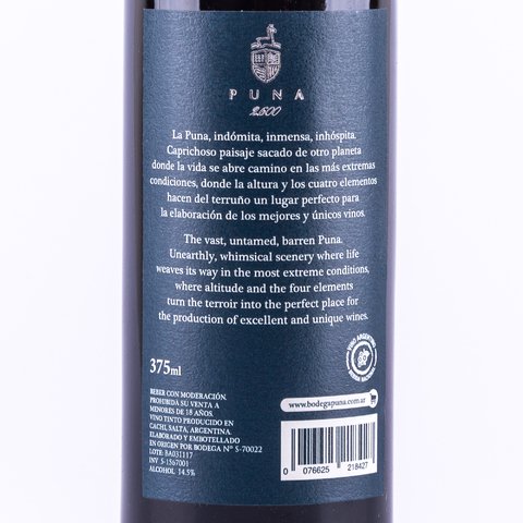 Puna 2600 Malbec 375 cc - Vinos del Norte