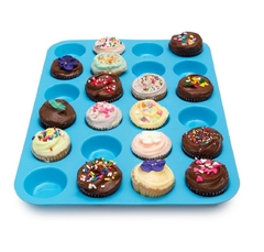 Molde de silicona para mini muffins - 24 cavidades