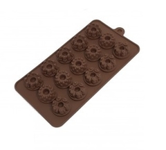 Molde de silicona para bombones Mini Tortitas - 15 cavidades