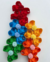 Par de Laços Boutique Duplo Médio M04 Pompom Tule - Coleção Festa Junina 25 -M04-POM-FJ25 - comprar online