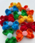 Par de Laços Boutique Duplo Médio M04 Pompom Tule - Coleção Festa Junina 25 -M04-POM-FJ25 na internet