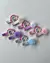Par Hair Clip de Cabelo Arco-íris e Pompom - Coleção Doce Encanto na internet