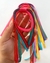 Par de Tassel Colorido com Fitas na Xuxinha Adaptador para Bico de Pato - Coleção Festa Junina 25 (par) - loja online