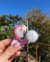 Par Hair Clip de Cabelo Arco-íris e Pompom - Coleção Doce Encanto - Laços de Lili