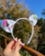 Tiara de Cabelo infantil Gatinho Paetê com lacinho - Coleção Doce Encanto