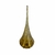 Cristal Murano Gota Âmbar 40cm - comprar online