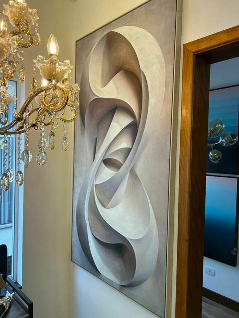 Quadro Canvas com Moldura 180 x 95cm