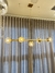 Lustre Pendente Moderno Dourado 5 bolas âmbar - comprar online