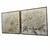 Dupla Quadro Pintura a Mão 60x60cm - comprar online