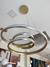 D2190 ustre Pendente Moderno Led Dourado na internet