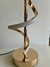 Abajur Led Espiral Dourado na internet