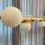 Lustre Pendente Moderno Dourado 7 bolas branca na internet