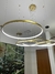 D1408 Lustre Pendente LED Aros Arcos Dourado 4 módulos - loja online