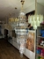 Lustre de Cristal Longo Luxo Dourado Ø64cm - loja online