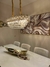 Lustre de Cristal Retangular Mouvements Dourado - loja online