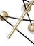 Lustre Pendente Moderno Jabuticaba Dourado 10 globos - comprar online