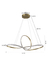 Lustre Pendente Led Dourado 48W 3000k na internet