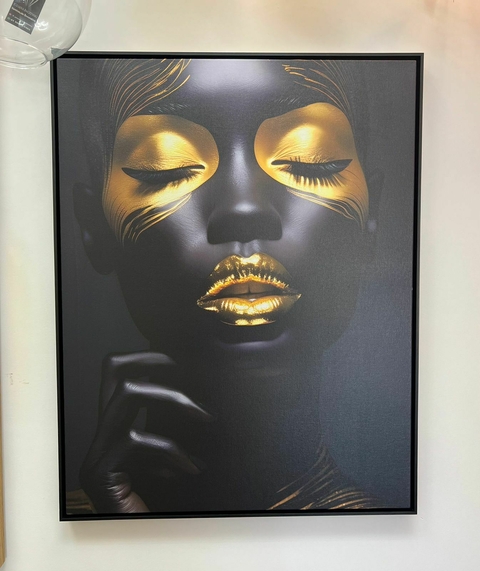 Quadro Canvas com Moldura 90x70cm