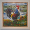 SEMINE KWSTA- "GALO GUIGNARD" - ACRILICA SOBRE TELA - med. 70x70cm