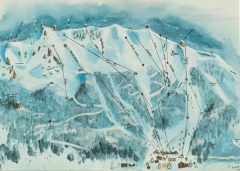 Mapa Cerro Catedral Print