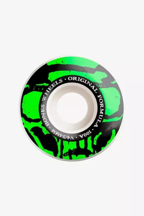 BONES RUEDAS MUMMY SKULLS 54MM V4 VERDE