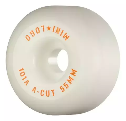 Ruedas de skate MINILOGO A-CUT "2" 55MM X 101 WHITE 4PK - comprar online