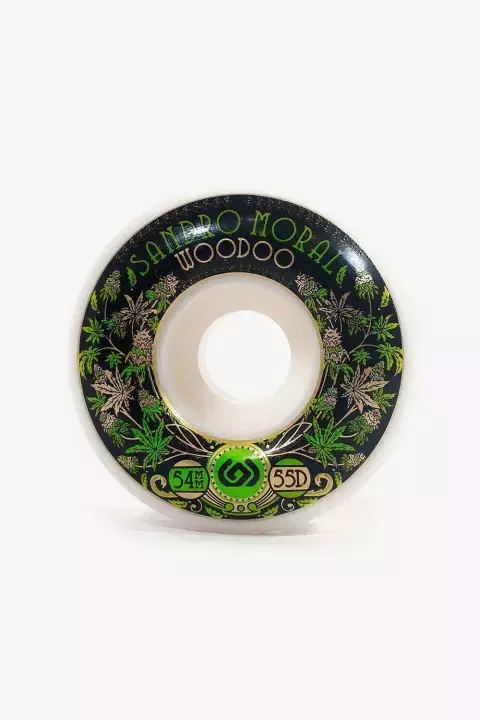 Ruedas de skate WOODOO SANDRO MORAL 777 PRO II 54 MM-WHITE - comprar online