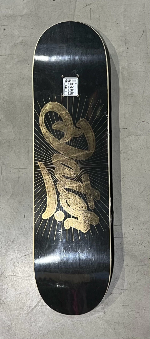 Tabla de skate DATER SIGNATURE GLITTER BLACK