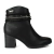 Bota Cano Curto Dakota Com Salto Bloco e Tiras Trançadas Feminino G4543