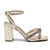 Sandália Via Marte Bico Quadrado Salto Bloco Tira Strass 23-9903 - comprar online