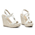 Imagem do Sandália Via Marte Anabela com Strass Salto Rattan Feminino 23-11305