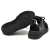 Tênis Feminino Sneaker Via Marte Easy Preto Dourado 22-2906 - Doralina Calçados