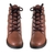 Bota Dakota Coturno Em Couro Tratorado Com Salto Bloco D0461