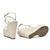 Sandália Via Marte Anabela com Strass Salto Rattan Feminino 23-11305 - loja online
