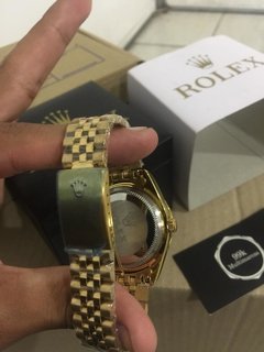 Relógio Rolex Date Just Gold na internet