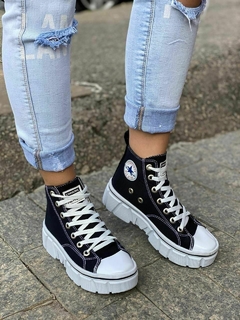 Novo All Star Cano Alto Run Star Hike Plataforma