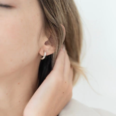 Argollas mini xs - plata 925 - comprar online