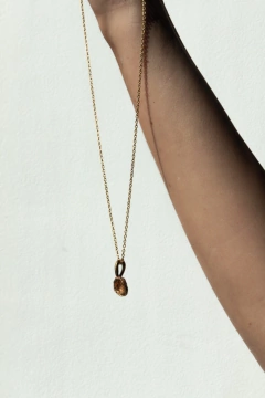 Colgante rosa de bronce - comprar online