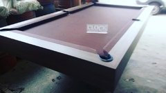 MESA DE BILHAR & JANTAR MODELO DIAMANTE COM BANCO - comprar online