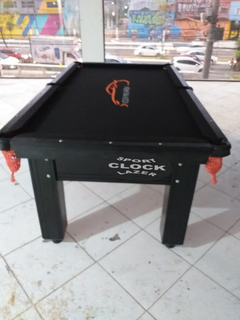MESA DE BILHAR COM TECIDO DE SUBLIMAÇÃO PERSONALIZADO.