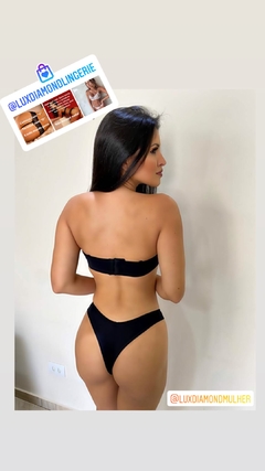 Essencial tomara que caia Preto - comprar online