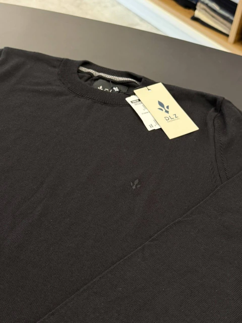SUÉTER DLZ TRICOT REGULAR - PRETO D9014