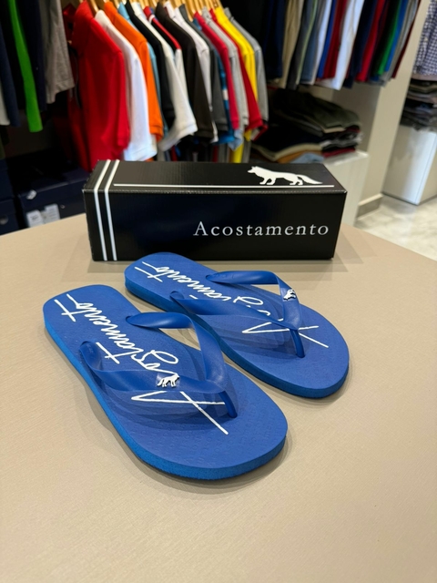 Chinelo Acostamento - 9030 azul medio