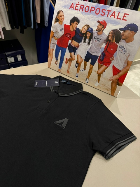 POLO AEROPOSTALE - PRETO 2023