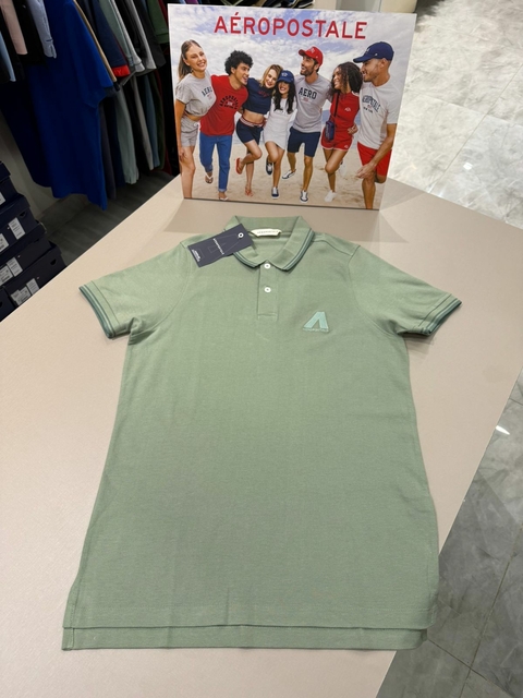 POLO AEROPOSTALE - VERDE MEDIO 2024