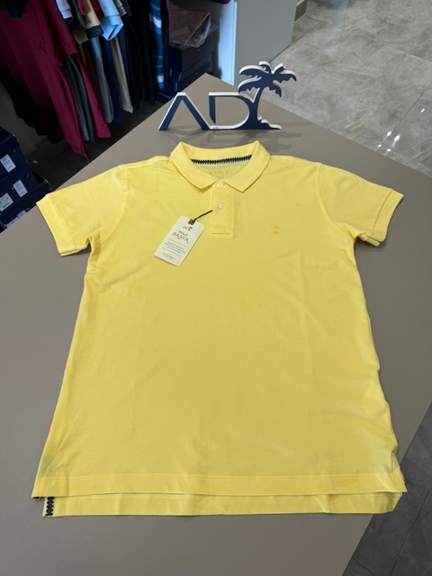 POLO AD BÁSICA VERÃO - AMARELA