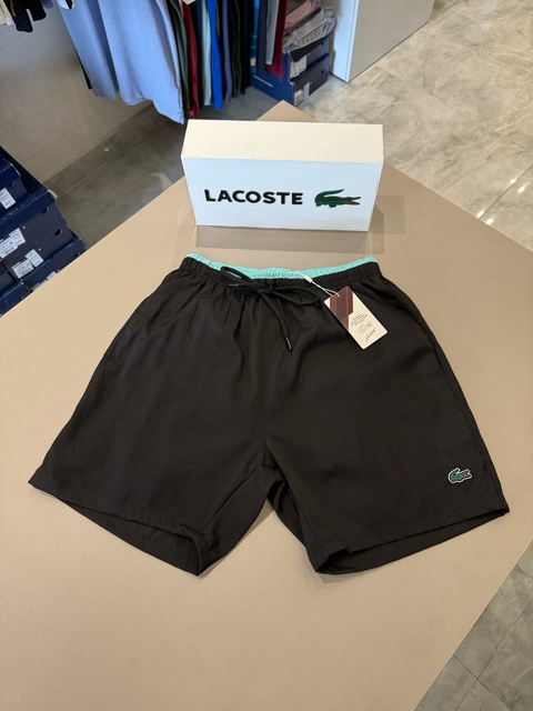 SHORT LACOSTE ELASTANO - PRETO 01