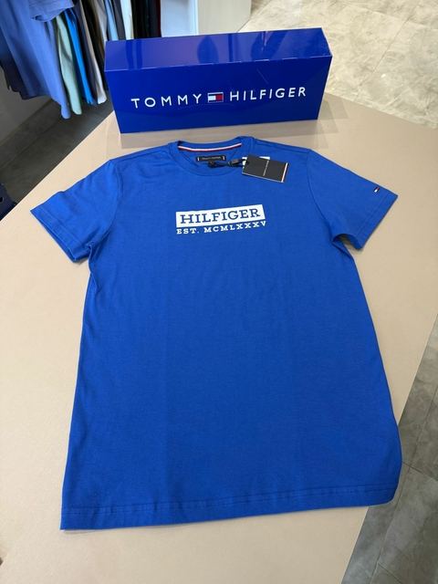 T-SHIRT TOMMY HILFIGER - AZUL ROYAL 9149