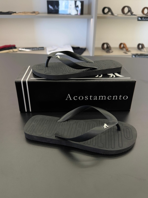 CHINELO ACOSTAMENTO FLIP FLOP PRETO 9032